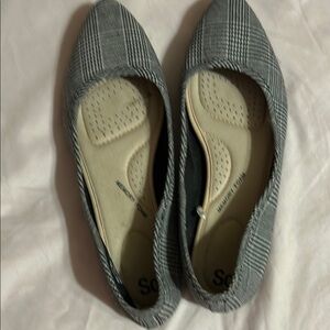 SO Gray Flats Versatile Loafers